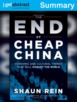 cover image of The End of Cheap China (Summary)